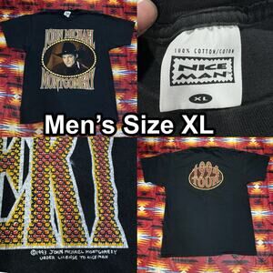 Vintage 1994 John Michael Montgomery Tour Tee Men’s Sz XL Nice Man Black T-Shirt